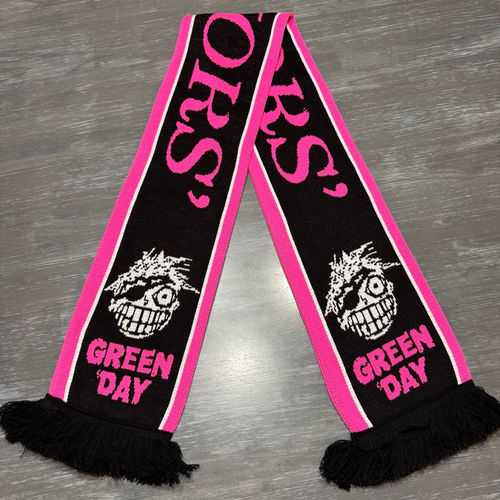 Green Day Savior Tour 2024 Scarf Brand New Punk Rock - Picture 5 of 6